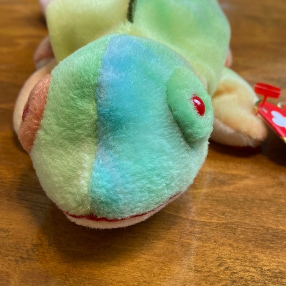 TY Beanie Baby Iggy the Iguana tie dye 1997 - Picture 2 of 10